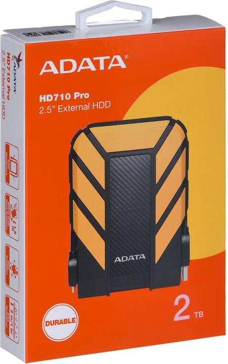 Actual product image Adata external HDD HD710P Yellow 2TB USB 3.0 (2 TB)