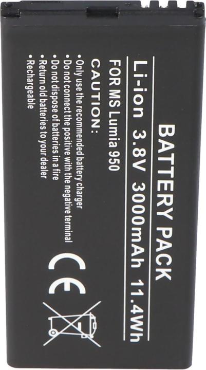 Produktbild Microsoft Akku Lumia 950, Lumia 950DS Akku BV-T5E