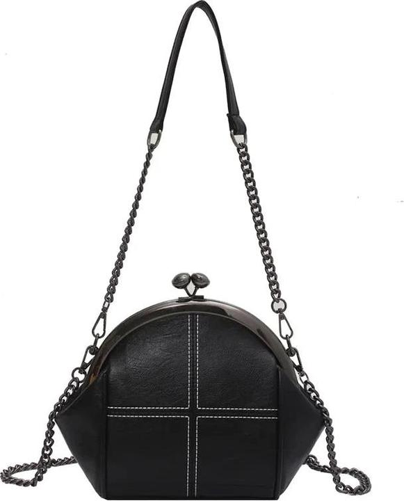 Only-Bags.Store Kette Design Umhängetasche Hohe Qualität PU Leder Messenger Taschen Solid Farbe Designer Geldbörse