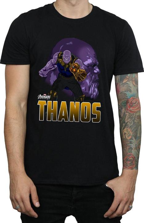 Actual product image Universal Textiles Mens Thanos Cotton T-Shirt (L)