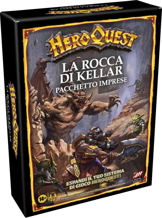 Produktbild Hasbro Avalon Hill, HeroQuest, Die Festung von Kellar, Brettspiel für Erwachsene, 2-5 Spieler, zum Spielen