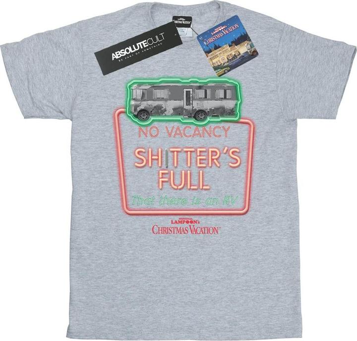 Produktbild National Lampoon´s Vacation National Lampoon's Christmas Vacation Greyscale No Vacancy TShirt (XXL)