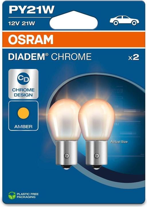 Image du produit Osram 4062172394857 Signal Leuchtmittel Diadem PY21W 21 W 12 V (PY21W)