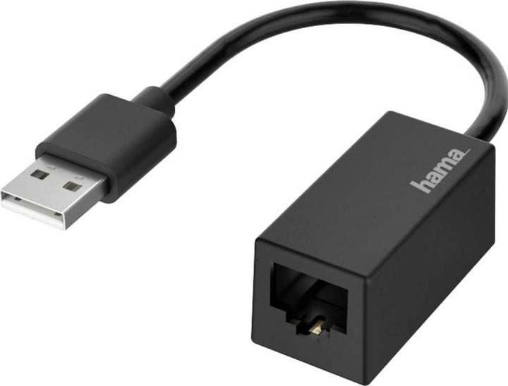 Hama USB-A zu (USB 2.0, RJ45 (1x))