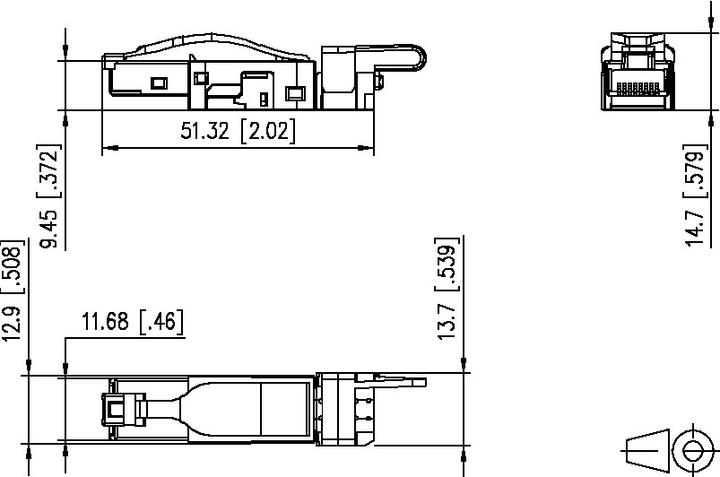 Produktbild Wirewin Feldkonfektionierbarer RJ45 Stecker