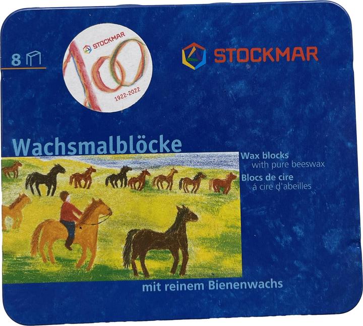 Actual product image Stockmar Wax crayon block (Sorted, Multicoloured, 8 x)
