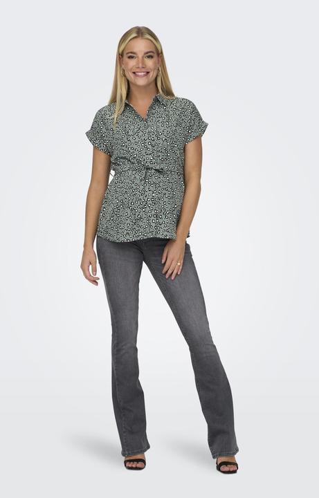 Actual product image Only Maternity OLMBlush Mid Flared Jeans (32)