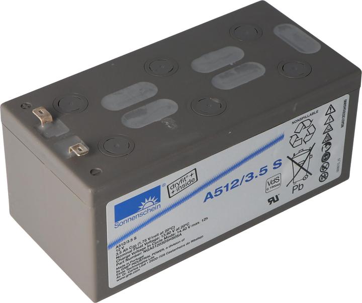 Actual product image Tadiran Battery Dryfit A512/3.5S, VdS No. G190045 (12 V, 3.50 Ah)
