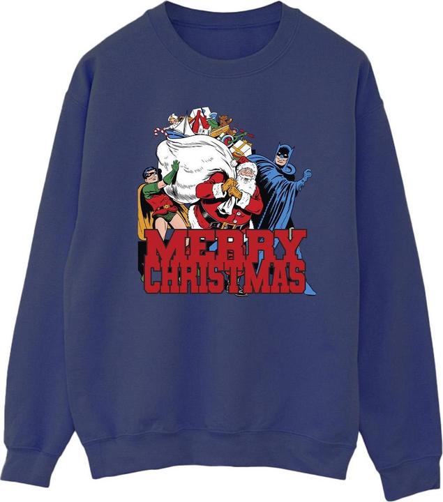 Batman Frohe Weihnachten Comic Sweatshirt aus Baumwolle
