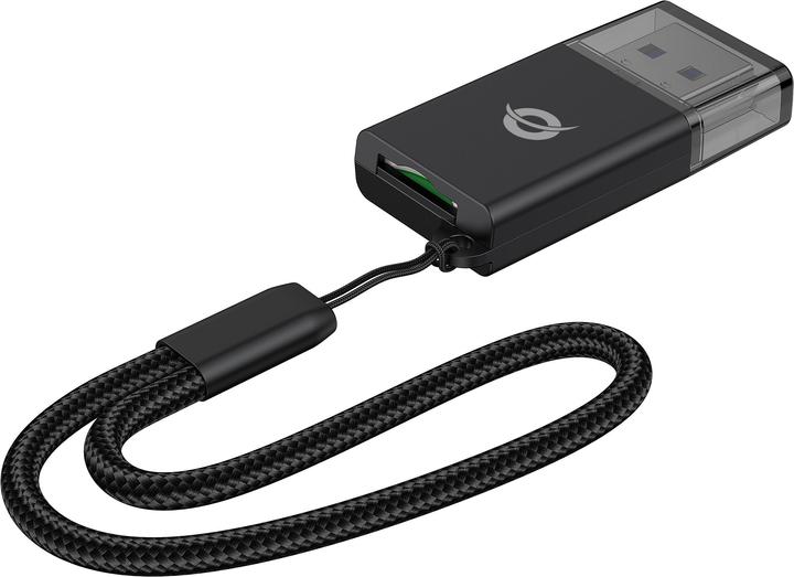Image du produit Conceptronic Lecteur de cartes USB-A -> Micro SD/TF 3.0 noir (USB-C 3.2 Gen 1)