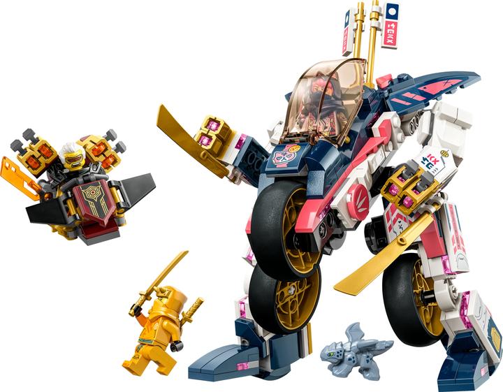 Produktbild LEGO Ninjago Soras Mech verwandelt sich in ein Rennrad (71792). (71792, LEGO Ninjago)
