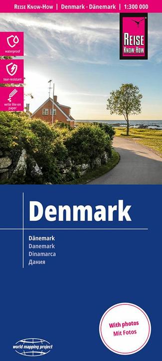 Produktbild Landkarte Dänemark / Denmark (1:300.000)