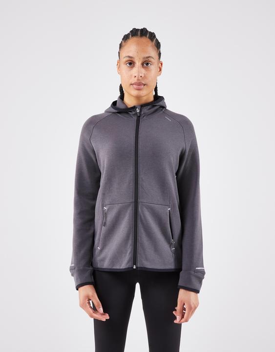 Kiprun Laufjacke Damen warm - Run 500 Warm dunkelgrau (XL)