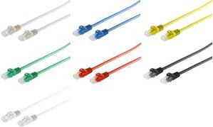 Actual product image Shiverpeaks BASIC-S patch cable Cat. 6A, U/UTP, green, 10.00 m withCat.7 raw cable, assignment: EIA/TIA 568B (U/UTP, CAT7, 10 m)