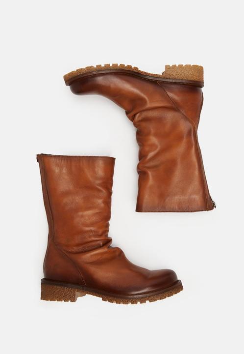 Actual product image Felmini CASTER D609, the boot with zip fastening at the back, is made of smooth leather with a (36)