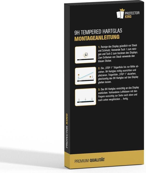 Produktbild Protectorking 2x echtes Tempered 9H Panzerhartglas 3D KLAR (2 Stück, IPad Pro 9.7)