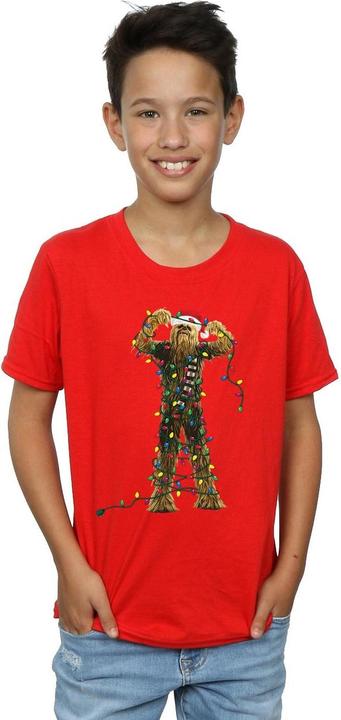 Image du produit Star Wars - T-shirt CHEWBACCA CHRISTMAS LIGHTS - Garçon (152, 158)