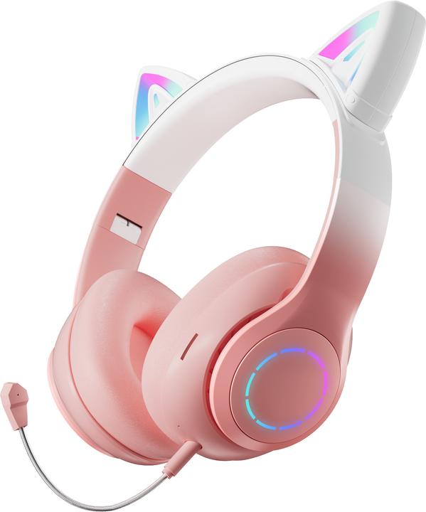 Produktbild Vestel Meow Headphones with Microphone, Pink (Kabellos)