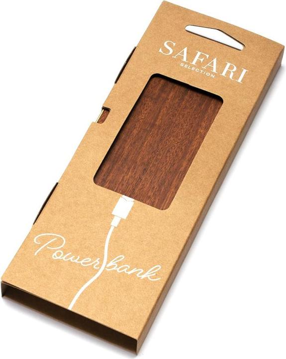 Produktbild Safari Selection Powerbank WOODCHARGER carminrot