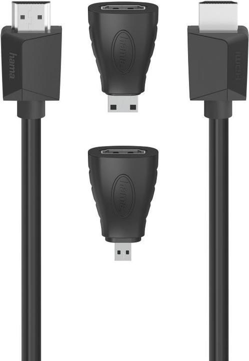 Hama HDMI (Typ A)| mini HDMI (Typ C) — HDMI (Typ A)| mini HDMI (Typ C) (1.50 m, HDMI)
