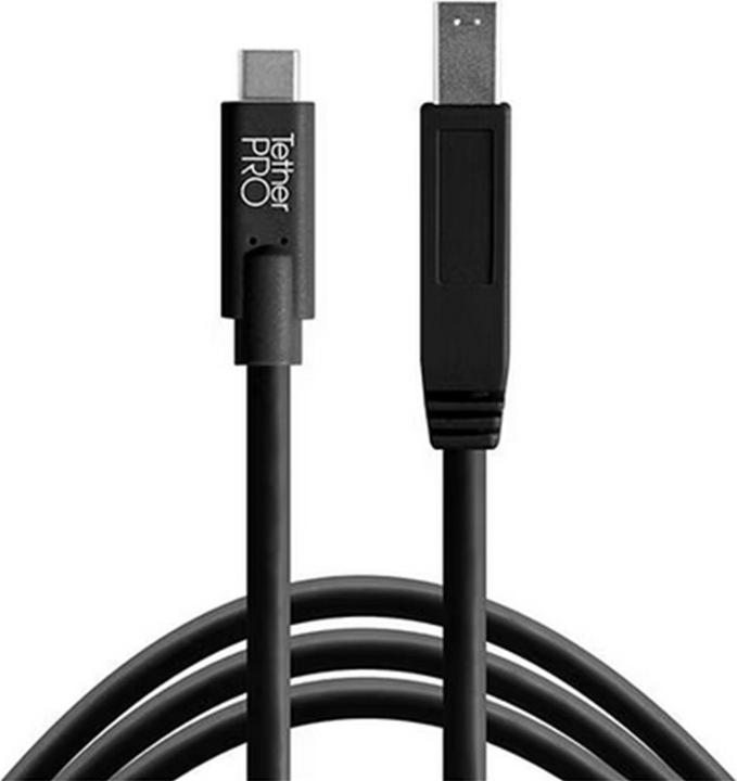 Actual product image Tether Tools TetherPro USB 3.0 Kabel USB-C / B 4.6 m, Schwarz (4.60 m, USB 3.2 Gen 1)