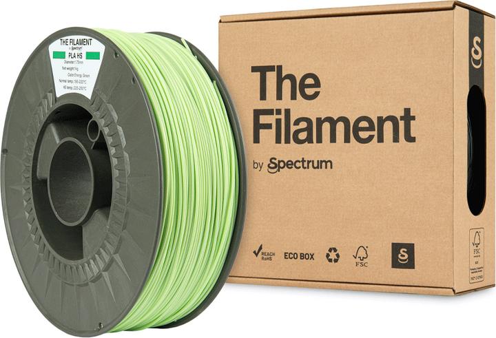 Actual product image The Filament ReFill PLA HS 1.75mm ENERGY GREEN 1kg (PLA, 1.75 mm, 1000 g, Green)