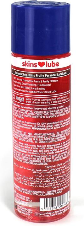 Nährwerte und Zutaten Skins Lube Fruity intimate gel Watermelon 130ml (130 ml)