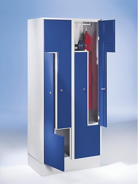 Image du produit Wolf Vestiaire en acier, armoire en Z (80 cm, 180 cm)
