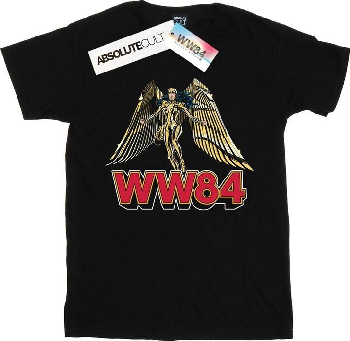 Actual product image Womens/Ladies Wonder Woman 84 Golden Armour Cotton Boyfriend T-Shirt (4XL)