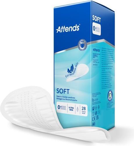 Produktbild Attends Soft 0 Ultra mini Einlagen (28 x, Mini)