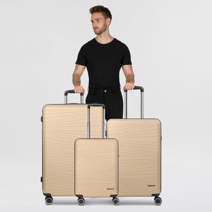 Actual product image Franky Dallas 3.0 4 wheel suitcase set 3-piece (188 l, XL (from 140l))