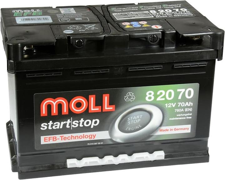 Image du produit MOLL Start-Stop 82070 (12 V, 70 Ah, 760 A)