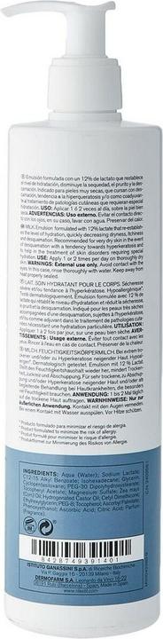 Immagine prodotto Rilastil Cumlaude Xeralaude 12 Latte idratante regolatore di cheratina 400ml (Latte corpo, 400 ml)