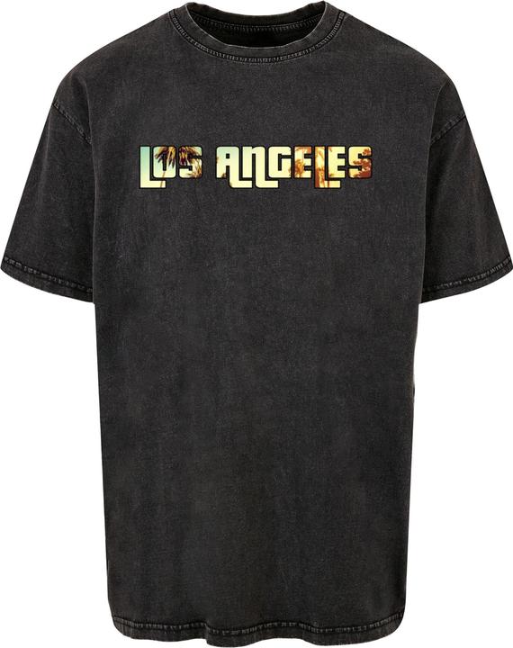 Produktbild Merchcode Grand Los Angeles Acid Washed Heavy Oversized Tee - 117851 (L)