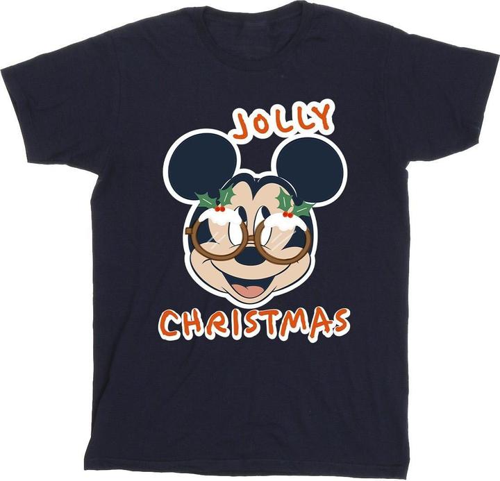 Produktbild Disney Mickey Mouse Jolly Christmas Glasses TShirt (3XL)