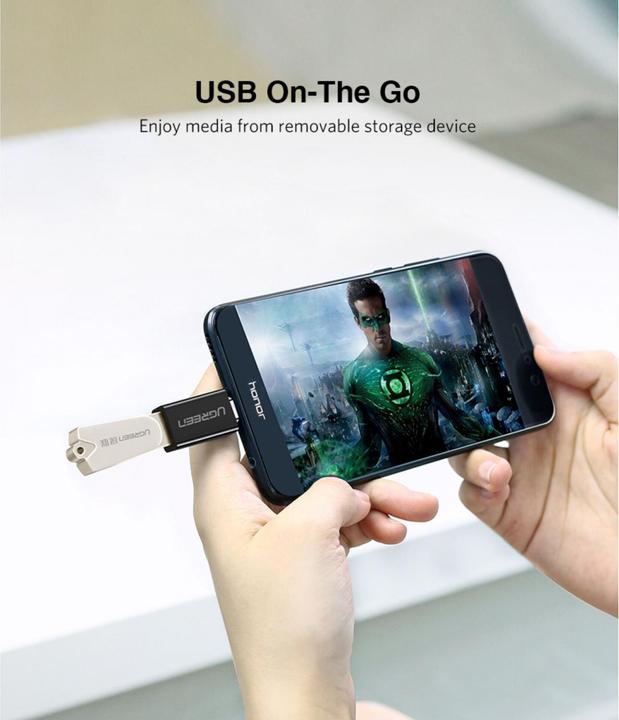 Actual product image Ugreen USB-C 3.1 to USB-A 3.0 Jack Adapter (USB-A, 28 cm)