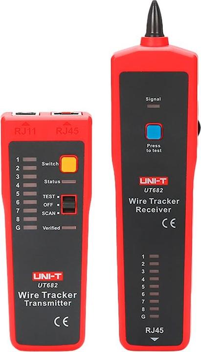 Immagine prodotto Uni-T Rilevatore Di Coppie Di Fili Con Tester Per Cavi Rj-45 Ut-682