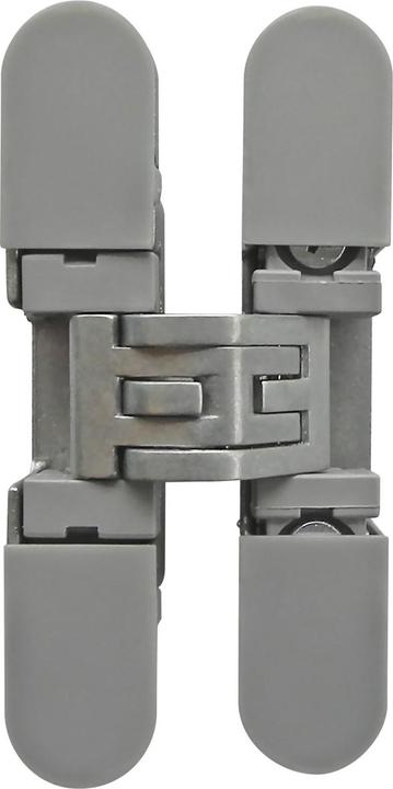 Actual product image Krona Koblenz Kubikina K6100 HD inlet hinge, 72x14 mm, ÖW 180°, Zamak chrome matt