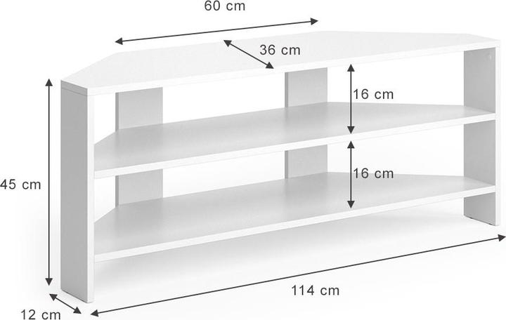 Actual product image Vicco Lowboard (114 x 36 x 45 cm)