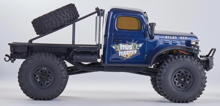 Actual product image RocHobby Scale Crawler Atlas Mud Master 4WD Blue, ARTR, 1:10 (RTR Ready-to-Run)