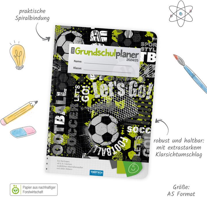 Produktbild Grundschulplaner Let's Go 24/25 (A5, Deutsch)