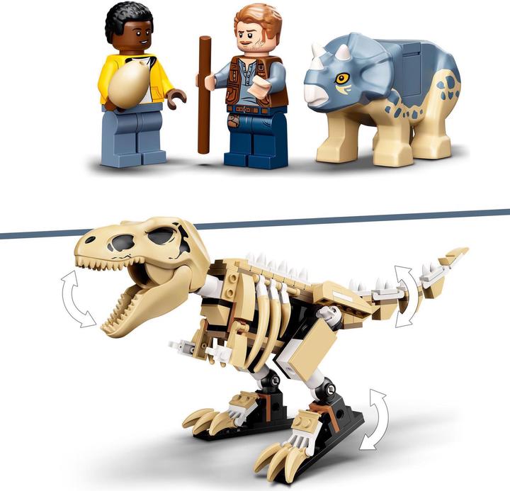 Produktbild LEGO T. Rex-Skelett in der Fossilienausstellung (76940, LEGO Jurassic World)