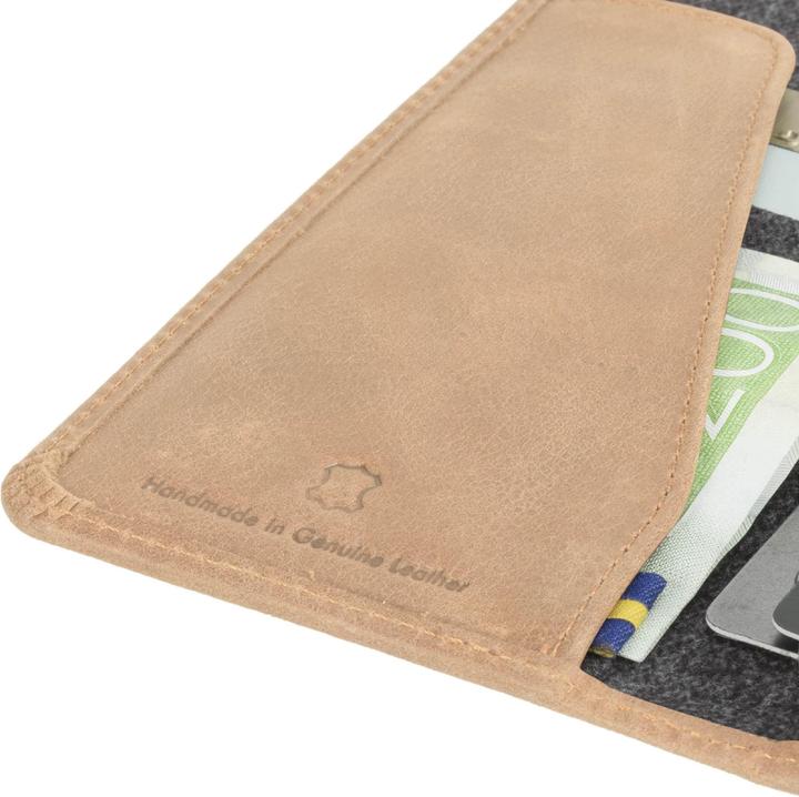 Produktbild Krusell Sunne 4 Card FolioWallet Apple iPhone XS Max vintage nude (Apple iPhone XS Max)