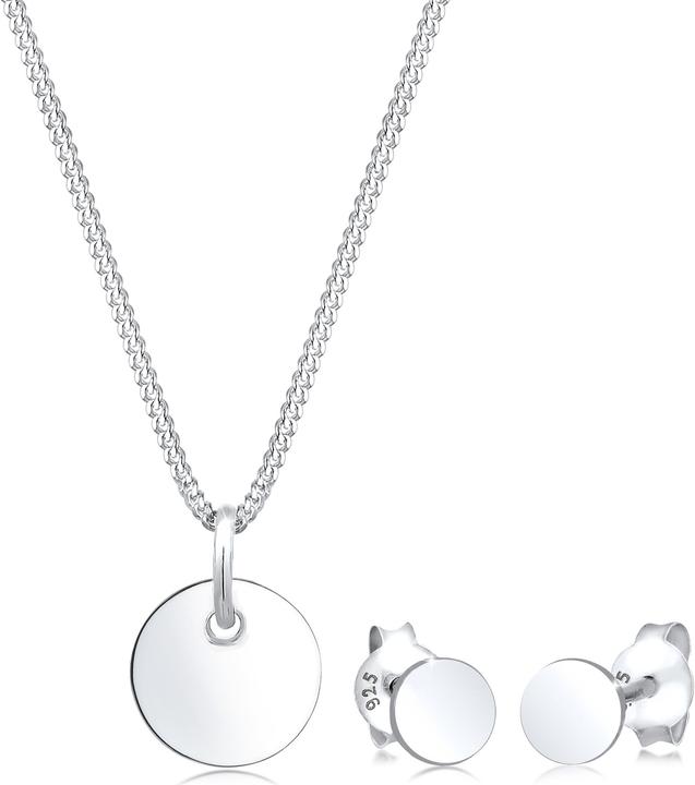 Elli Plättchen Geo Basic (925 Silber)