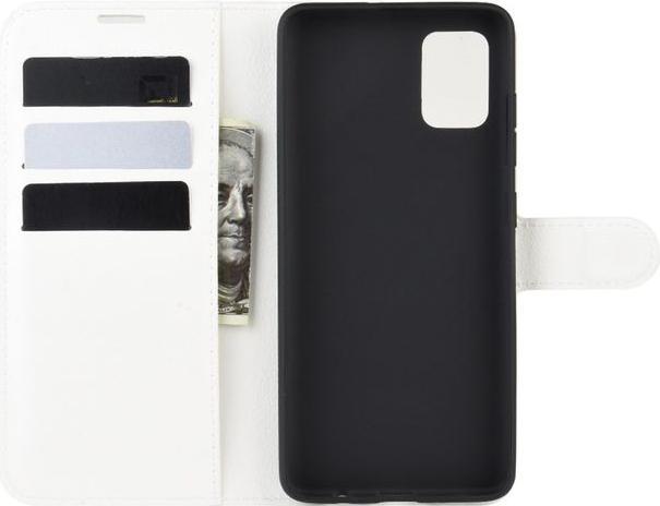Actual product image MU Classic Litchi Leather Bookcover Series (Samsung Galaxy A71)