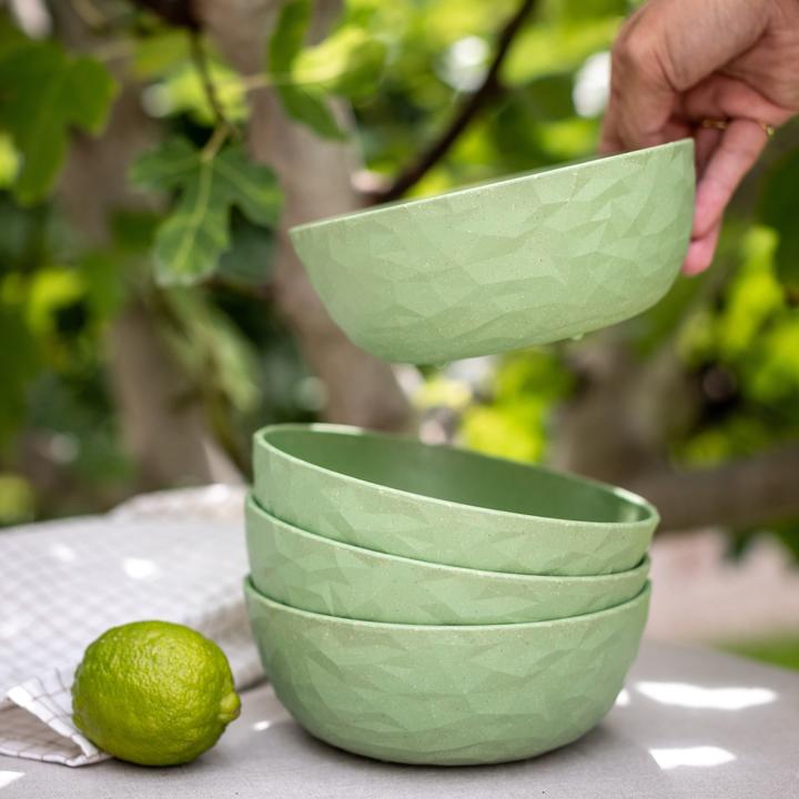 Immagine prodotto Koziol Ciotola Club 700 ml, 4 pezzi, Verde (16.20 cm, 0.70 l, 4 x)