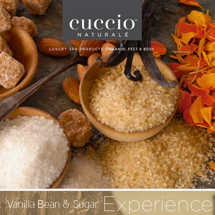 Actual product image Cuccio Naturale Sea Salt Scrub Vanilla Bean & Sugar- Body Scrub for Hands, Body & Feet