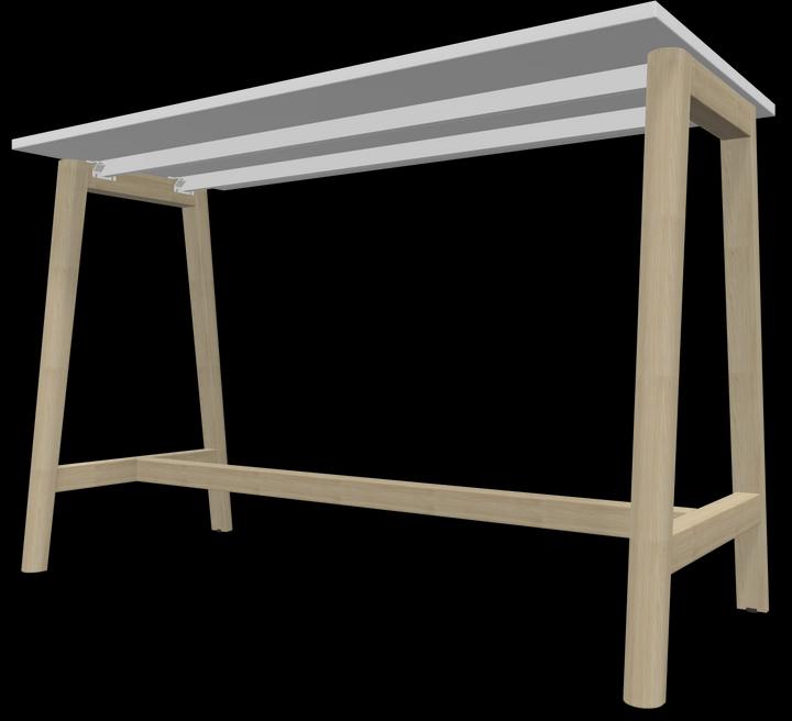 Actual product image Narbutas Nova Wood high table (160 x 70 x 105 cm)