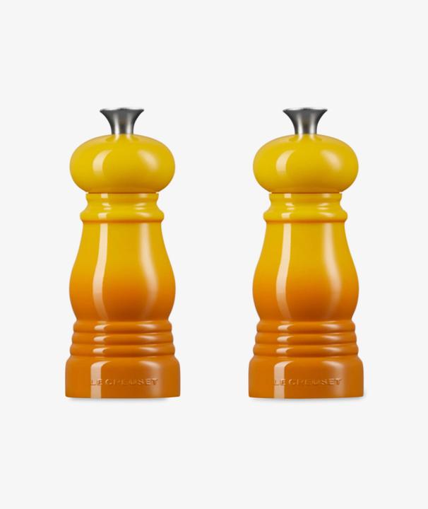 Actual product image Le Creuset Mini Salt and Pepper Mills Set dark yellow (Salt, Pepper)