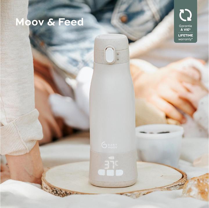 Actual product image Babymoov Chauffe-biberon nomade MOOV & FEED Mineral beige